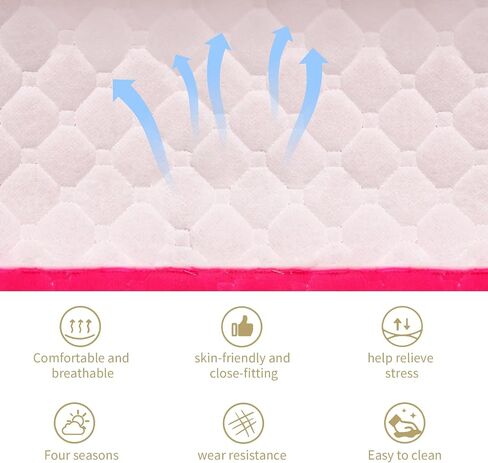 Car Seat Belt Cover Pad, Comfortable Seat Strap Pads, Compatible with All Models of Seatbelt Covers, Can Be Used As A Backpack Shoulder Pad, Essential Car Seat Shoulder Strap Pad. Pink*2 in Saudi Arabia