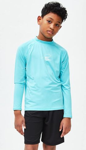 DEVOPS Youth Boys 2 or 3 Pack Compression Athletic Performance Baselayer Long Sleeve Shirts in Kuwait