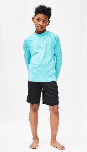 DEVOPS Youth Boys 2 or 3 Pack Compression Athletic Performance Baselayer Long Sleeve Shirts in Kuwait