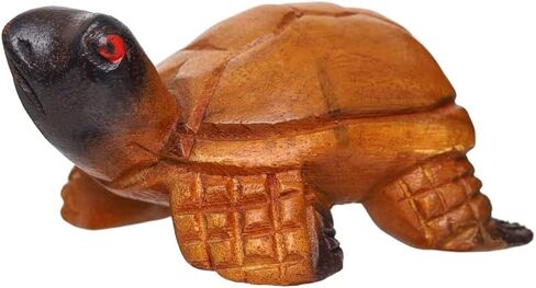 Good Luck Wooden Hand Carved Wooden Duck Statue, Sculpture Art Decorative Rustic Home Decor Accent Handmade Handcrafted Decoration. in Kuwait