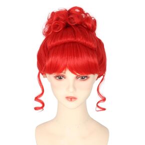Off-White Victorian Wig Medieval Queen Colonial Wig Halloween Costume Cosplay Wig Women's Baroque Beehive Wig