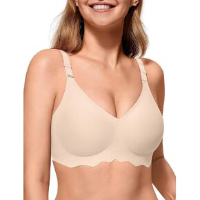 Vertvie Bras for Women - Wireless Bras with Support Seamless No Underwire Push Up Bras Full Coverage Comfortable Everyday Bra in Kuwait
