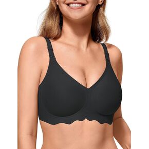 Vertvie Bras for Women - Wireless Bras with Support Seamless No Underwire Push Up Bras Full Coverage Comfortable Everyday Bra