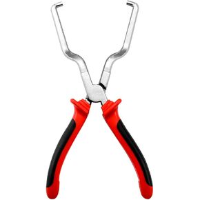 Fuel Line Plier Filter Calipers Petrol Hose Pipe Clamp Clip Quick Disconnect Release Removal Hand Tool for Car Auto Maintenance Red Handles