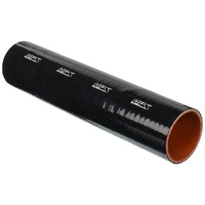 HPS HTST-238-BLK Silicone High Temperature 4-ply Reinforced Tube Coupler Hose, 60 PSI Maximum Pressure, 12" Length, 2-3/8" ID, Black