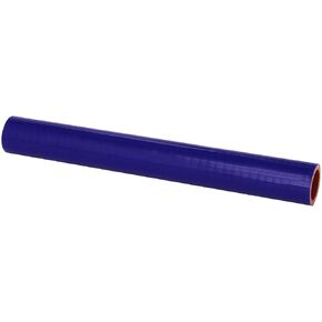 HPS HTST-112-BLUE Silicone High Temperature 4-ply Reinforced Tube Coupler Hose, 90 PSI Maximum Pressure, 12" Length, 1-1/8" ID, Blue
