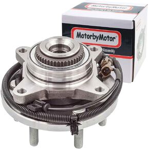 515169 (4WD) Front Wheel Bearing and Hub Assembly with ABS 6 Lugs Fits for 2015-2017 Ford F-150 (2.7L 3.5L 5.0L Engines) Heavy Duty Low-Runout OE Directly Replacement Hub Bearing