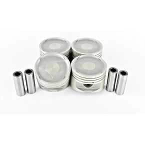 DNJ P123 Standard Piston Set For 99-06 Kia, Hyundai/Optima, Sonata, Santa Fe 2.4L L4 DOHC Naturally Aspirated