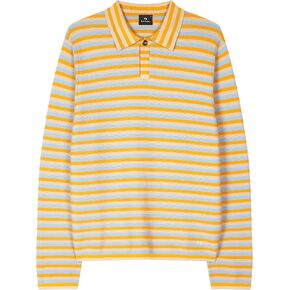 Paul Smith Ps Men's Striped Long Sleeve Polo Sweater