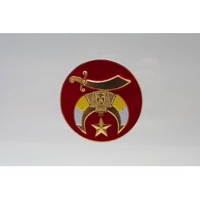 Shriners Masonic Red Car Bumper Sticker