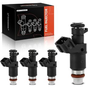 A-Premium Set of 4 Fuel Injectors Compatible with Honda Civic 2012-2014, Insight 2010-2014, 1.5L, Replace# 16450RGA003