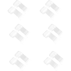 6 Pairs Bra Carrier Invisible Clear Bra Non-slip Adjustable Bra Straps Soft Bra Shoulder Straps Transparent Carrie