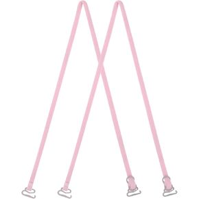uxcell Women 0.5cm Width Adjustable Elastic Band Bra Straps 5 Pairs