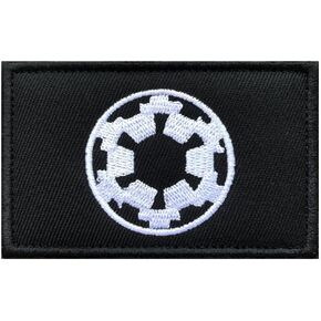 Antrix Movie Film Galactic Empire Target Tactical Applique Fastener Hook and Loop Military Galactic Empire Badge Emblem Patch -3.15x2