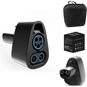 CCS Adapter Compatible Tesla Model 3/Y/X/S,with Charger Up DC 500V/250KW Max(The Voltage Cannot Exceed 500V).Not Applicable to Level 1/2 EV Charger.