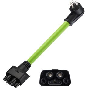 Nezyo 15.5" Adapter Compatible with Tesla Gen 2 Mobile Portable Charger Mobile Charger Ev Charger Adapter with Handle Compatible with Tesla Electric Vehicles(TT-30P)