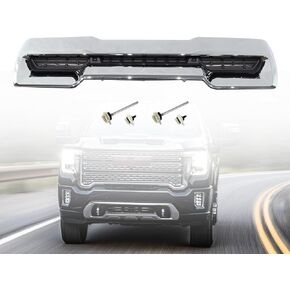 Hood Air Ve-nt For 2020-2023 GMC Sierra 2500HD 3500HD (Chrome)