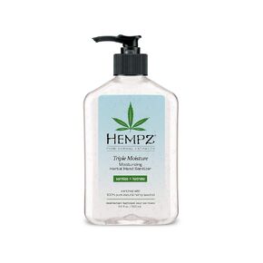 Hempz Triple Moisture Hand Sanitizer, Citrus & Peach Scent, Travel Essential, 8.5 oz