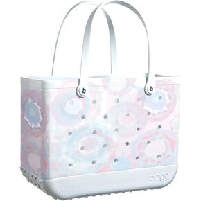 BOGG BAG X Large Waterproof Washable Tip Proof Durable Open Tote Bag for the Beach Boat Pool Sports 19x15x9.5 (X Large, Tie Dye)