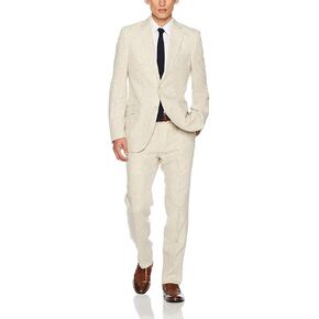 Kroon Men's Jack Aim Active Inspired Movement Delave Linen Suit Separate Coat Modern Fit