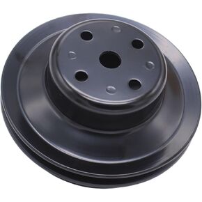 Black Crankshaft Pulley 3 Groove for Big Block Chevy 396 427 454 LWP Short Water Pump