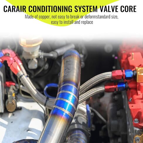 Air Conditioning Valve Core，50 Psc Refrigeration needle valve core Refrigeration unit accessories for HVAC AC Refrigeration System Accessories in Saudi Arabia