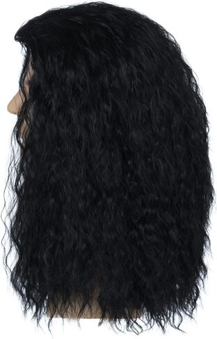 Witch Wig Old Lady Wig Witch Costume for Women Long Grey Wig Cosplay Halloween Hair Replacement Wig in Saudi Arabia