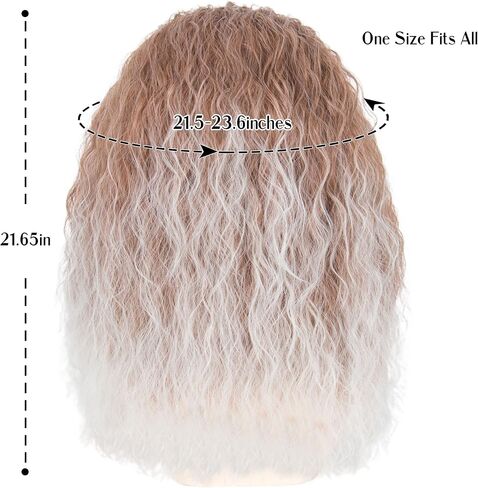 Witch Wig Old Lady Wig Witch Costume for Women Long Grey Wig Cosplay Halloween Hair Replacement Wig in Saudi Arabia