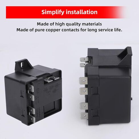 2 Pc of rva2alkl Well Pump Relay, Replace 155031102 155031110 305213902 155031-112，Control Box Fit for Franklin Control Boxes 5 to 15HP, 230V and Others Conventional Well Pump Control Box in Saudi Arabia