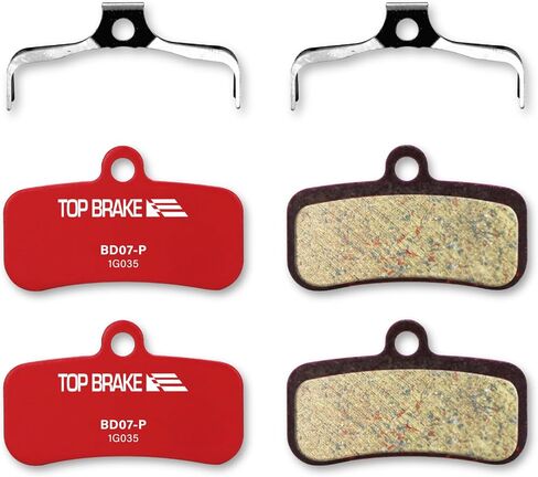 TOP BRAKE Disc Electric Bike Brake Pads for Shimano Saint BR-M810 /820 XTR-M9120Tektro TRP | E-Bikes, E-MTB, Bike Parking | E-Bike Compound,Long Lasting,Premium E+ Version,Gold (PIN Included) in Kuwait