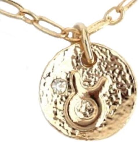 Made in Japan Necklace Zodiac 18K Plated Gold Constellation Astrology Women Adult Teen Girls Handmade Fashion Jewelry in Saudi Arabia