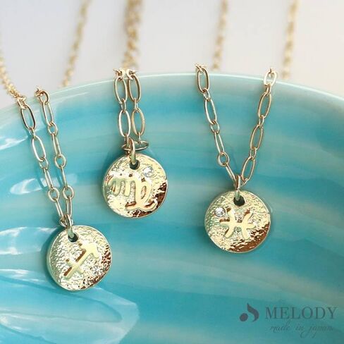 Made in Japan Necklace Zodiac 18K Plated Gold Constellation Astrology Women Adult Teen Girls Handmade Fashion Jewelry in Saudi Arabia