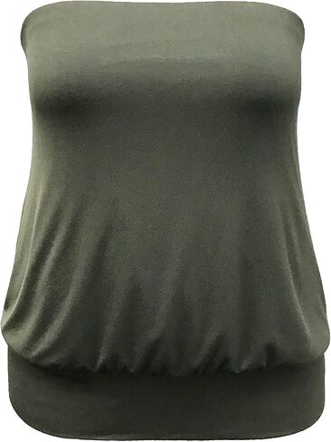 LEEBE Women and Plus Size Blouson Tube Top (Small-5X) in Saudi Arabia
