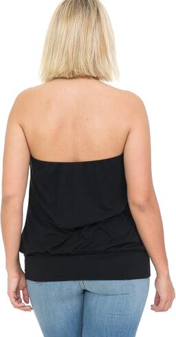 LEEBE Women and Plus Size Blouson Tube Top (Small-5X) in Saudi Arabia