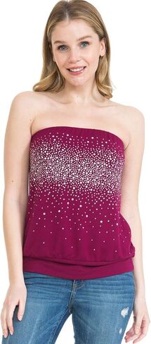 LEEBE Women and Plus Size Blouson Tube Top (Small-5X) in Saudi Arabia