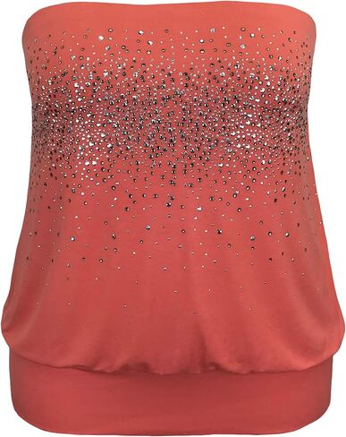 LEEBE Women and Plus Size Blouson Tube Top (Small-5X) in Saudi Arabia