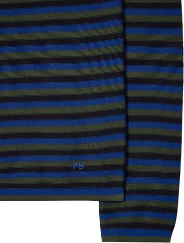 Paul Smith Ps Men's Striped Long Sleeve Polo Sweater in Kuwait