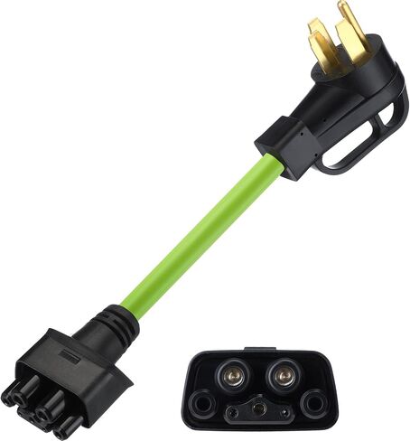 Nezyo 15.5" Adapter Compatible with Tesla Gen 2 Mobile Portable Charger Mobile Charger Ev Charger Adapter with Handle Compatible with Tesla Electric Vehicles(TT-30P) in Kuwait