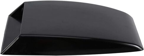 Universal Car Decorative Air Flow Intake Turbo Bonnet Vent Grille Scoop Cover Sticker Hood (Black) in Saudi Arabia