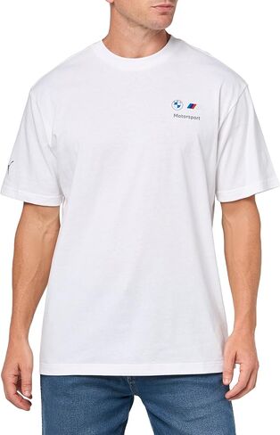 PUMA Men's BMW M Motorsport Essentials Logo T-Shirt in Saudi Arabia