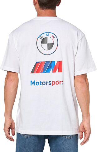 PUMA Men's BMW M Motorsport Essentials Logo T-Shirt in Saudi Arabia