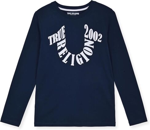 True Religion Boys Denim Set 2 Piece Boys Jeans and Long Sleeve Tee Shirt Set in Saudi Arabia