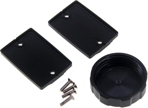 لملحقات Kawasaki ZRX1100 1999-2000 ZRX 1100 أجزاء معدلة ZRX-1100 فرامل أمامية للدراجة النارية وقابض ومكابح خلفية غطاء خزان سائل الأسطوانة الرئيسية (أسود) in Saudi Arabia