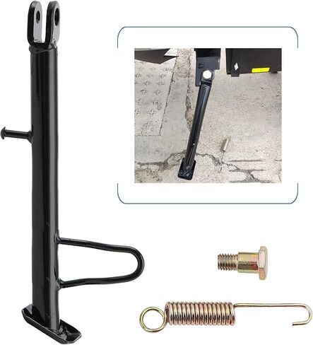 Mokuo Dirt Bike Stand,Motorcycle Kickstand, Scooter Mopeds Side Stand in Iron Material Compatible with Most Dirt Pit Bike Scooter Mini Bike, Height of 21cm Above Ground in Saudi Arabia