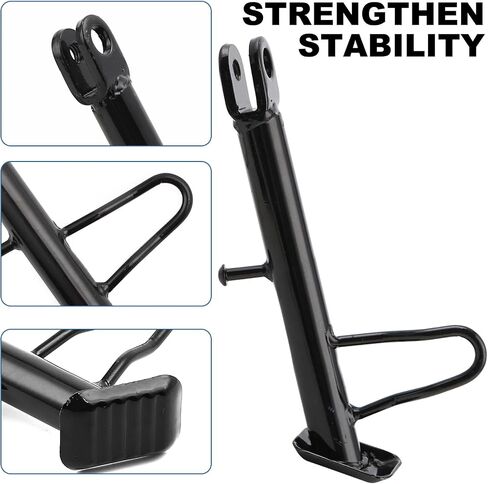 Mokuo Dirt Bike Stand,Motorcycle Kickstand, Scooter Mopeds Side Stand in Iron Material Compatible with Most Dirt Pit Bike Scooter Mini Bike, Height of 21cm Above Ground in Saudi Arabia