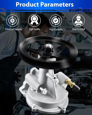 Upgraded Brake Vacuum Pump Fit for:-Cadillac Escalade esv for:-Chevy Silverado 1500 Suburban Tahoe for:-GMC Sierra 1500 Yukon, 2014-2020 4.3L 5.3L 6.2L V6 V8 Gas Flex, OE# 12696313 (1PC) in Saudi Arabia