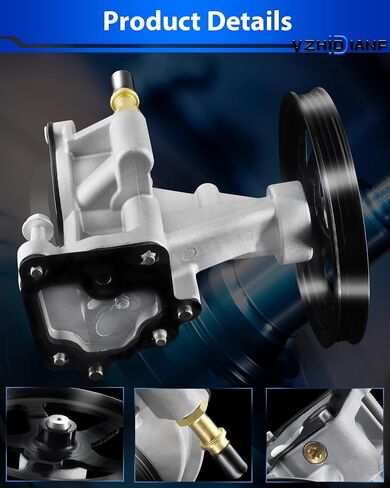 Upgraded Brake Vacuum Pump Fit for:-Cadillac Escalade esv for:-Chevy Silverado 1500 Suburban Tahoe for:-GMC Sierra 1500 Yukon, 2014-2020 4.3L 5.3L 6.2L V6 V8 Gas Flex, OE# 12696313 (1PC) in Saudi Arabia