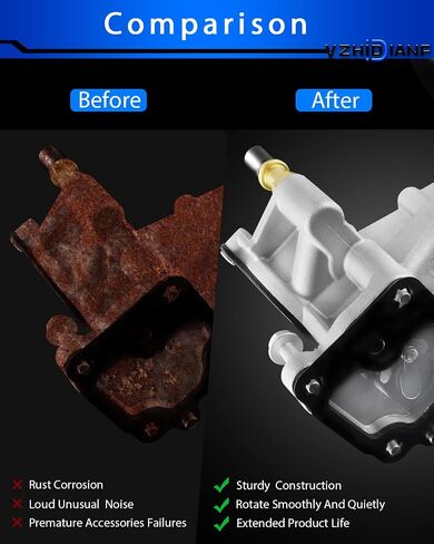 Upgraded Brake Vacuum Pump Fit for:-Cadillac Escalade esv for:-Chevy Silverado 1500 Suburban Tahoe for:-GMC Sierra 1500 Yukon, 2014-2020 4.3L 5.3L 6.2L V6 V8 Gas Flex, OE# 12696313 (1PC) in Saudi Arabia