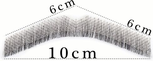 Up Black Fake Beard for Men Human Hair Fake Mustache Realistic False Facial Hair Hand Tied Lace Beard for Costume Party Funny Cosplay Halloween Black Color（Black） in Saudi Arabia