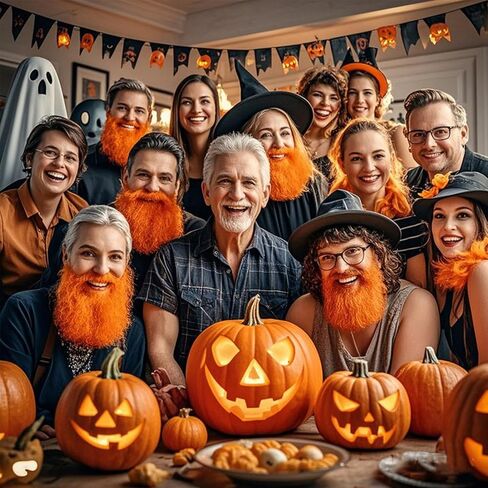 Fake Beard Halloween Beard Christmas Beard, Party Cosplay for Halloween Decorations & Christmas Decorations in Saudi Arabia